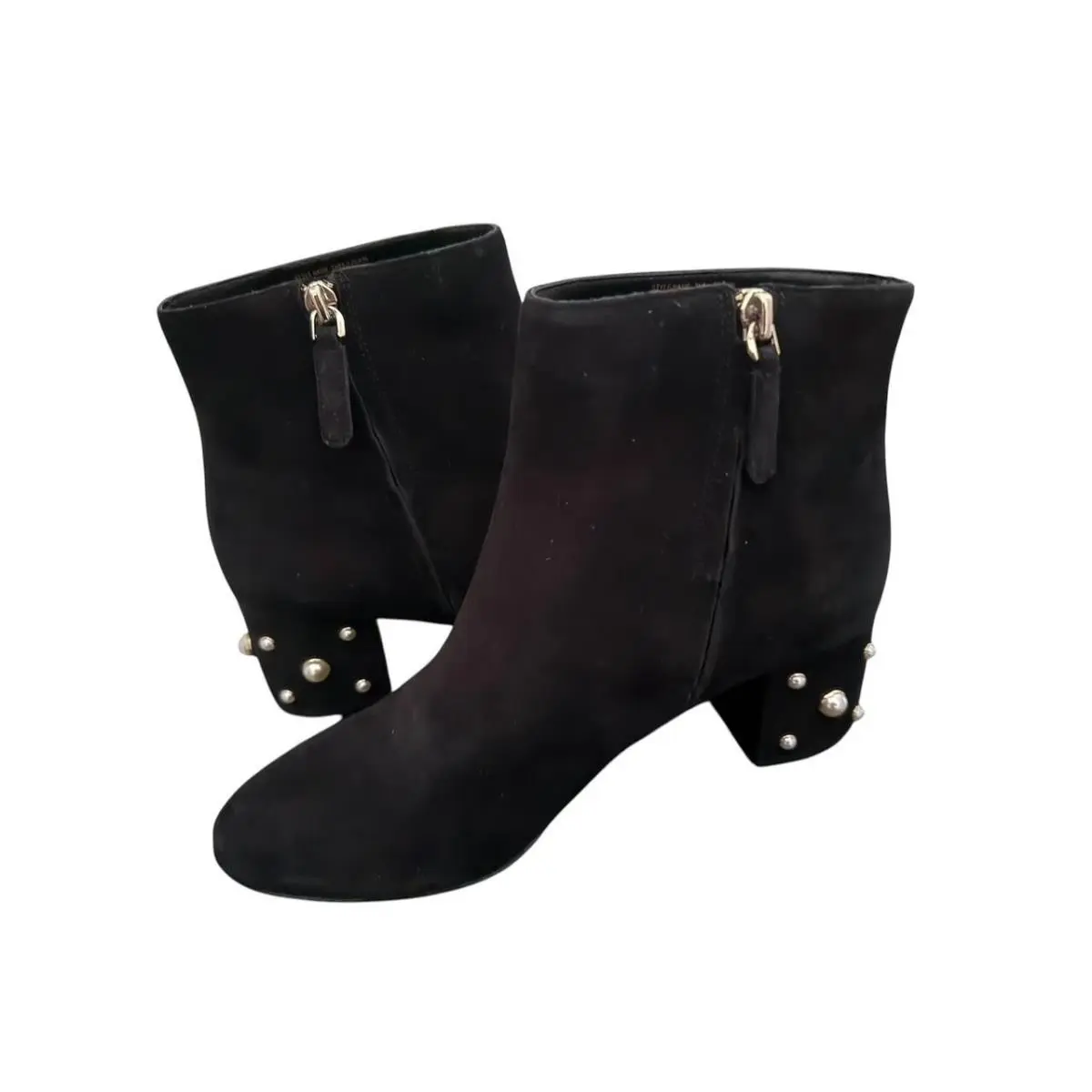 Kate Spade shoes - taraji faux pearl block heel bootie - Black 3