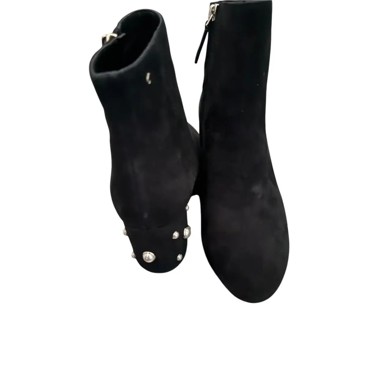 Kate Spade shoes - taraji faux pearl block heel bootie - Black 5
