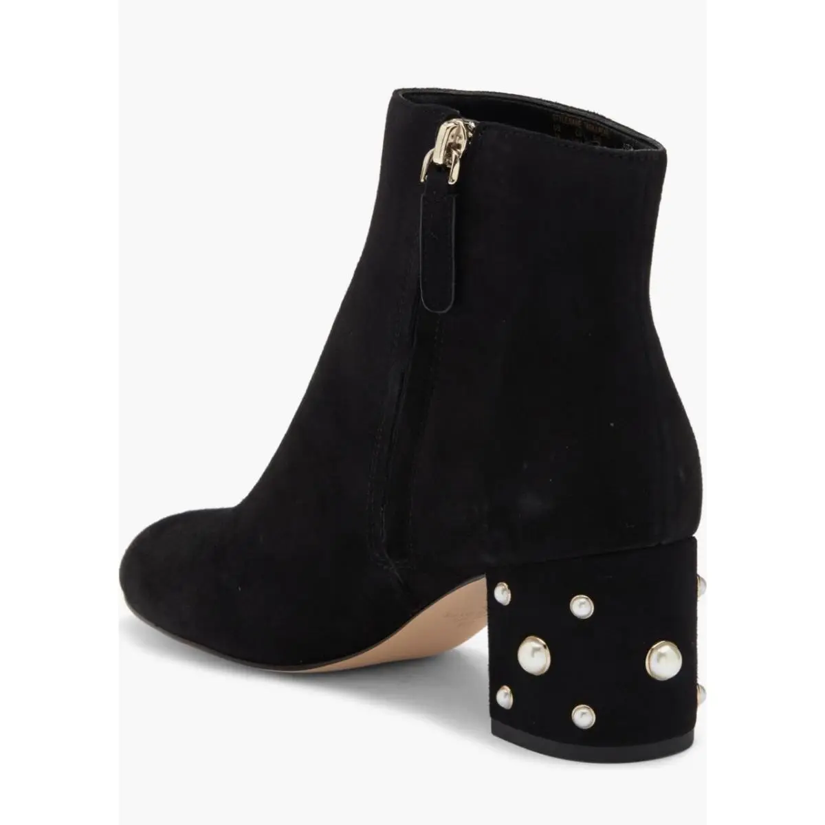 Kate Spade shoes - taraji faux pearl block heel bootie - Black 0