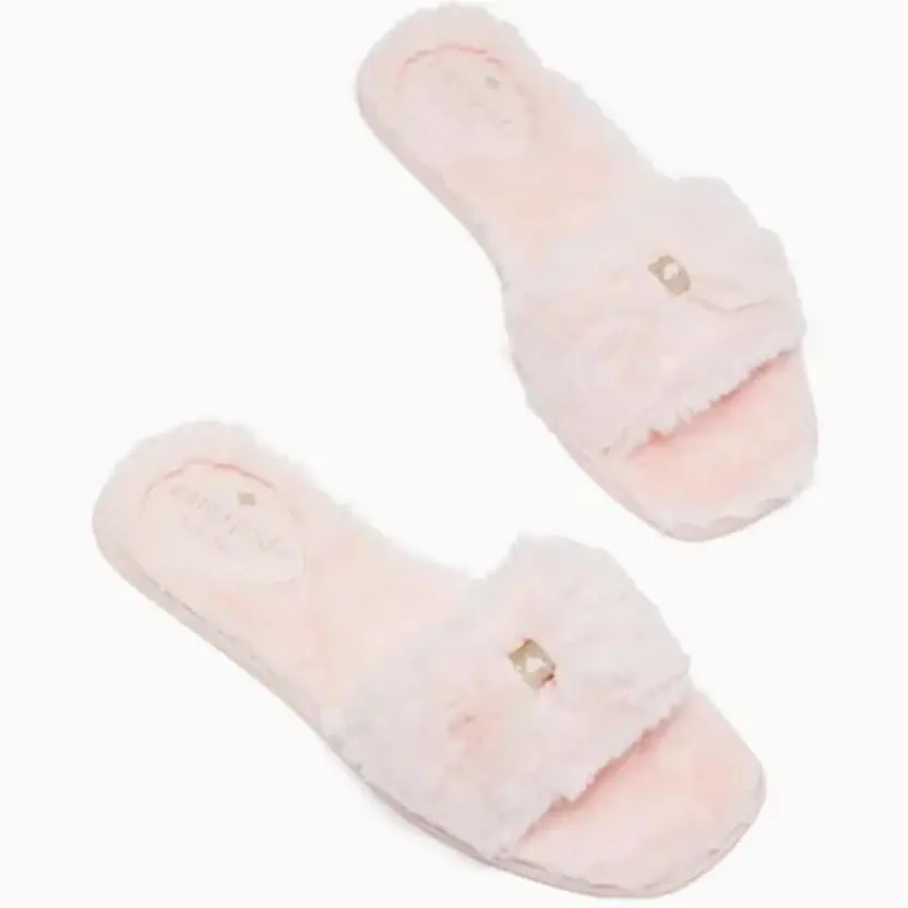New Kate Spade Women`s US Size 9 Sandy Slipper Slip On Slides Anemone / Pink