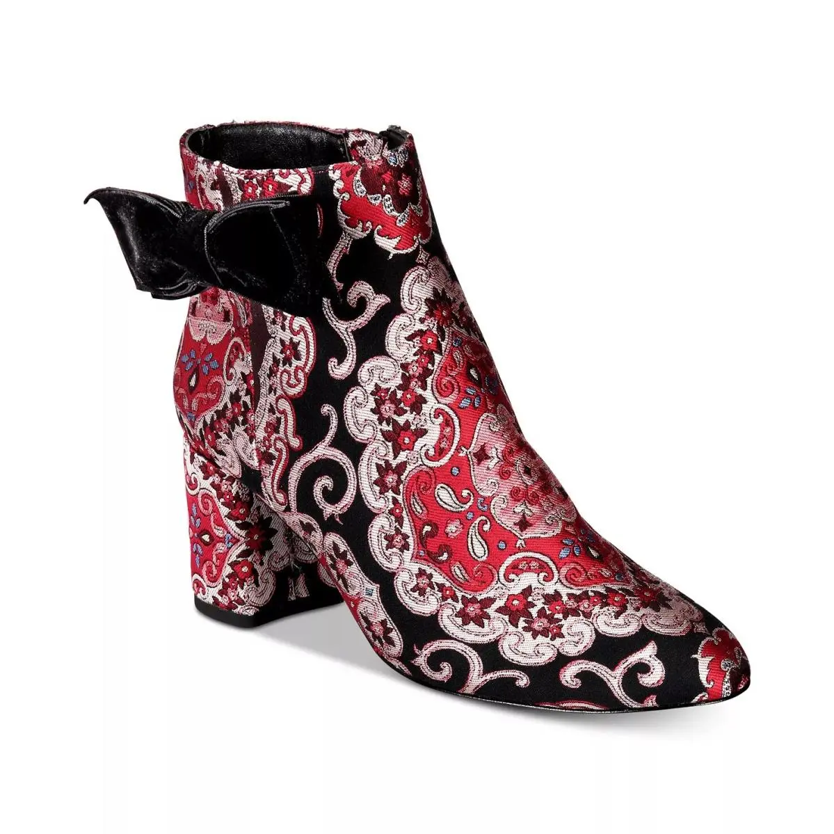 Kate Spade New York Black Brocade Women`s Holly Mid-calf Booties US 8M