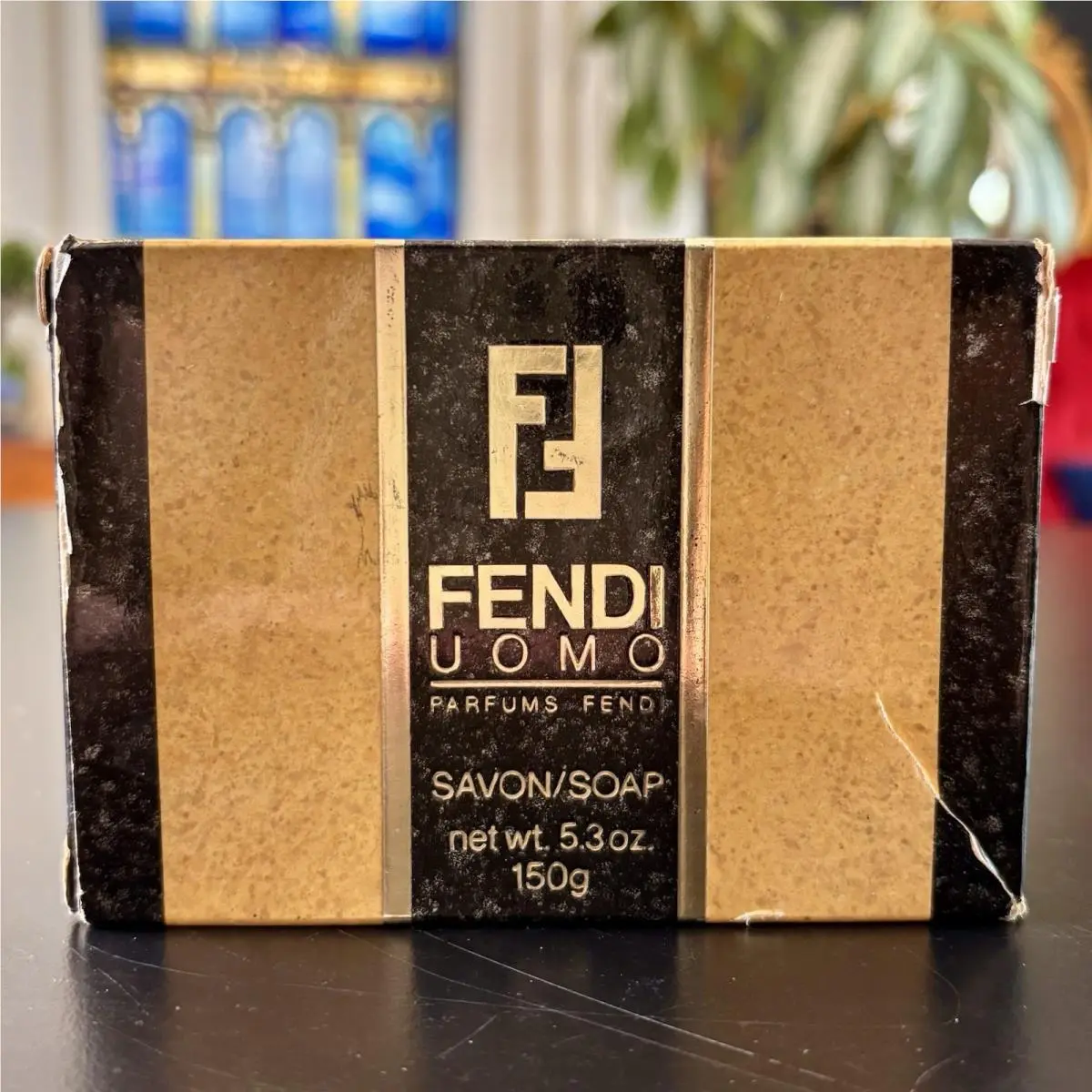 Vintage  Uomo Savon Soap For Men 5.3 oz 150g Parfume  by Fendi
