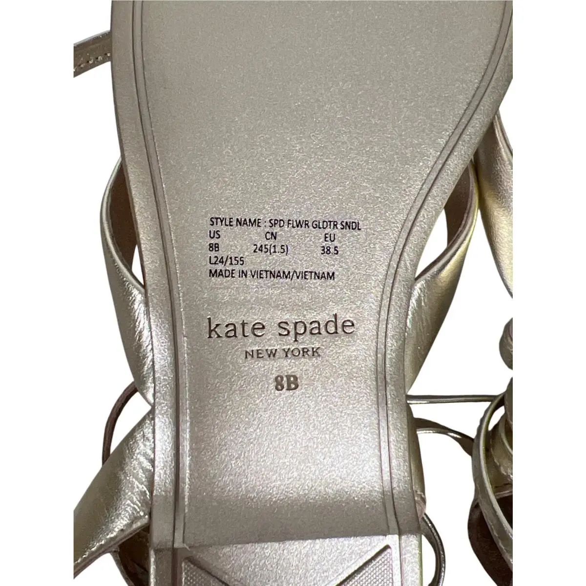 Kate Spade shoes - pale gold (UPC: 196021600128) 5