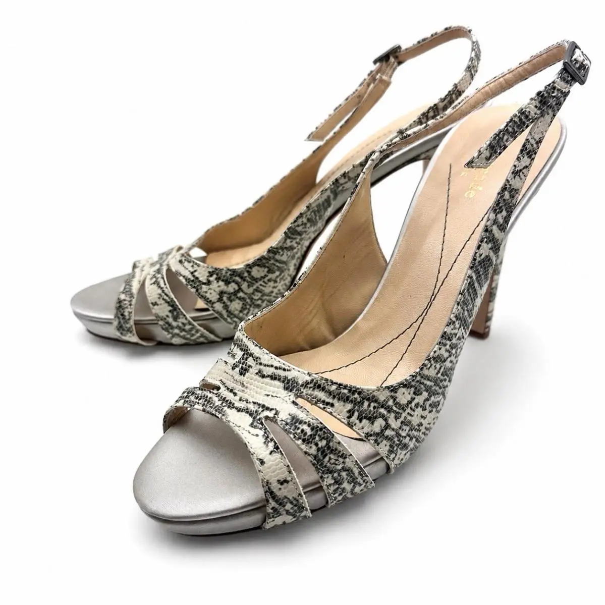 Kate Spade Rare Find Made in Italy Lizard Print Sandals Size US10 New