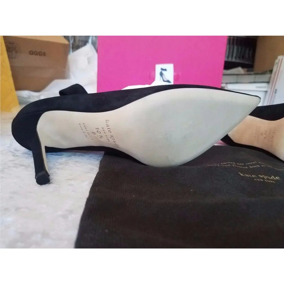 Kate Spade shoes - Black/Suede (UPC: 888445549557) 1