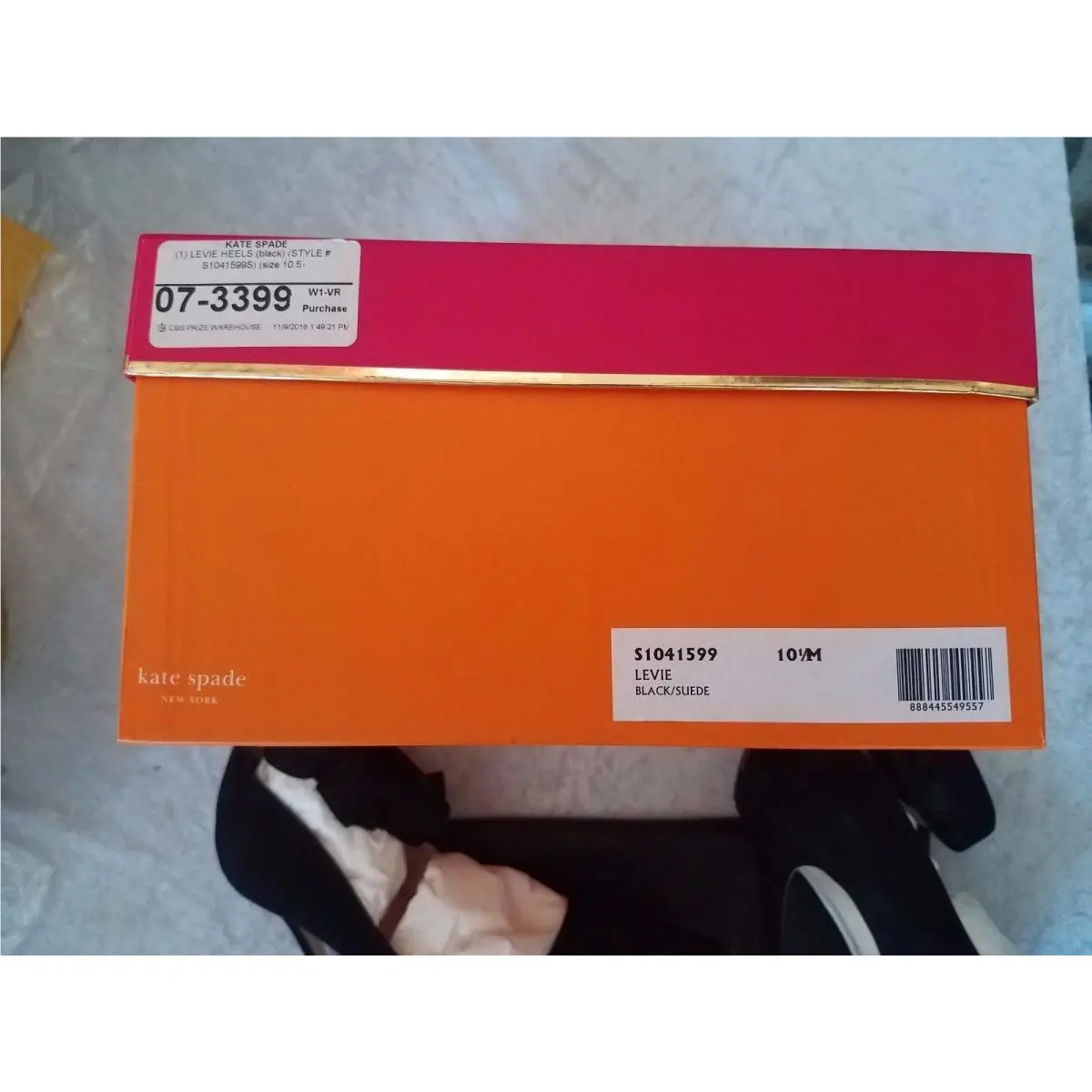 Kate Spade shoes - Black/Suede (UPC: 888445549557) 3