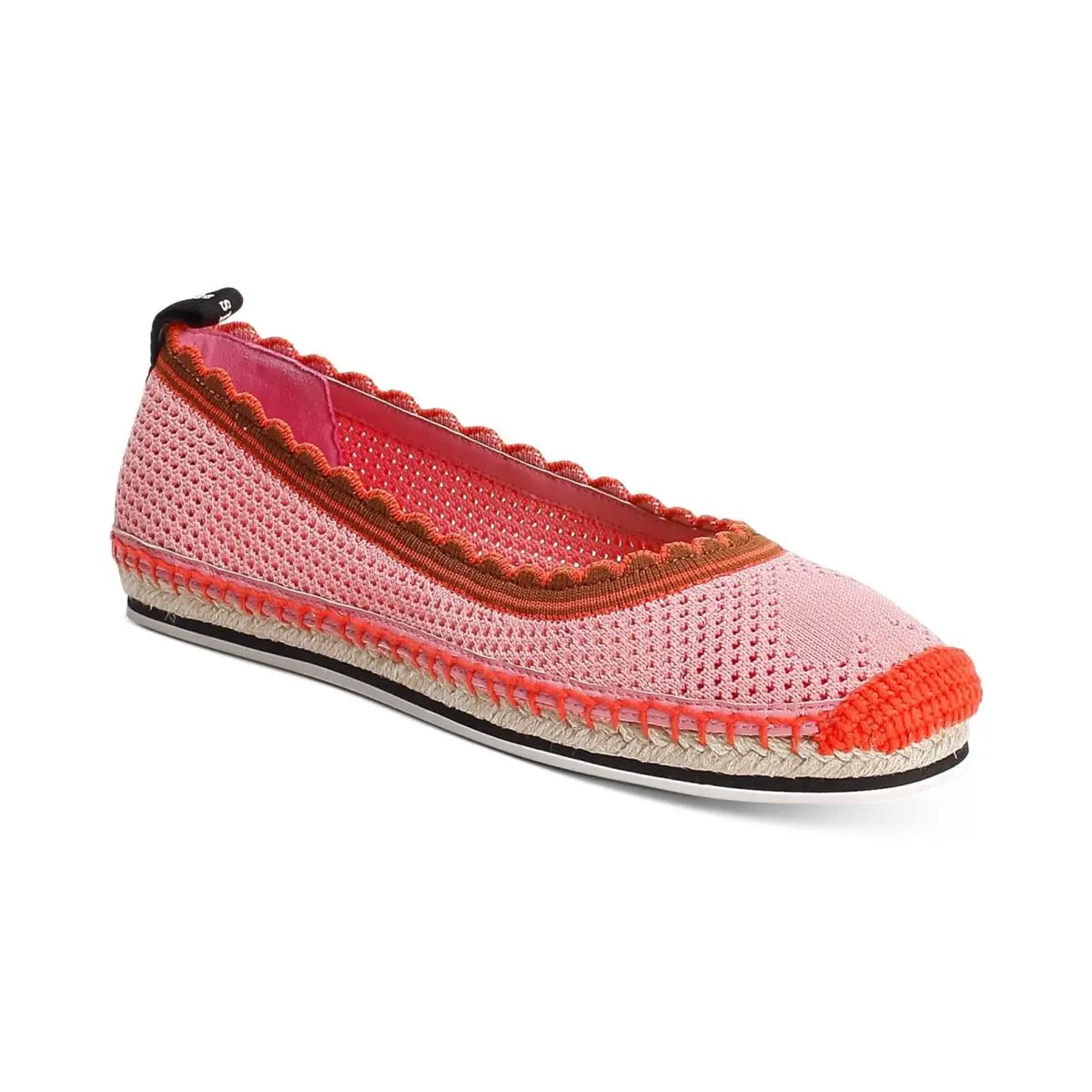 Kate Spade New York Womens Knottingham Knit Slip On Ballet Flats Pink 8 M