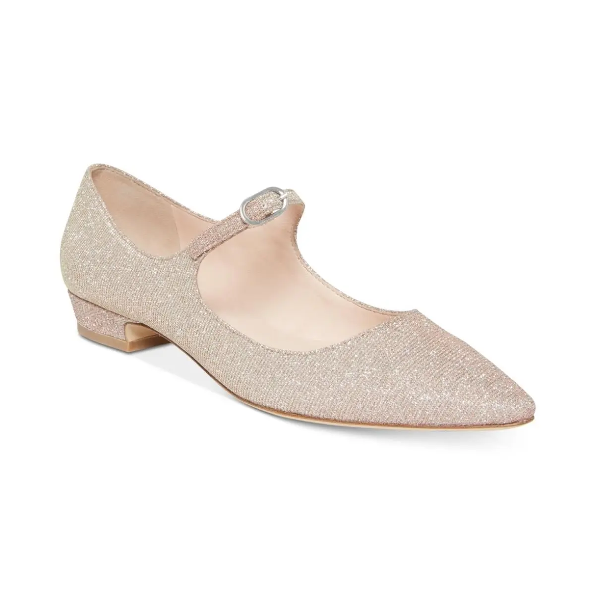Kate Spade New York 250404 Womens Mary Jane Flats Pink Metallic Size 6 Medium