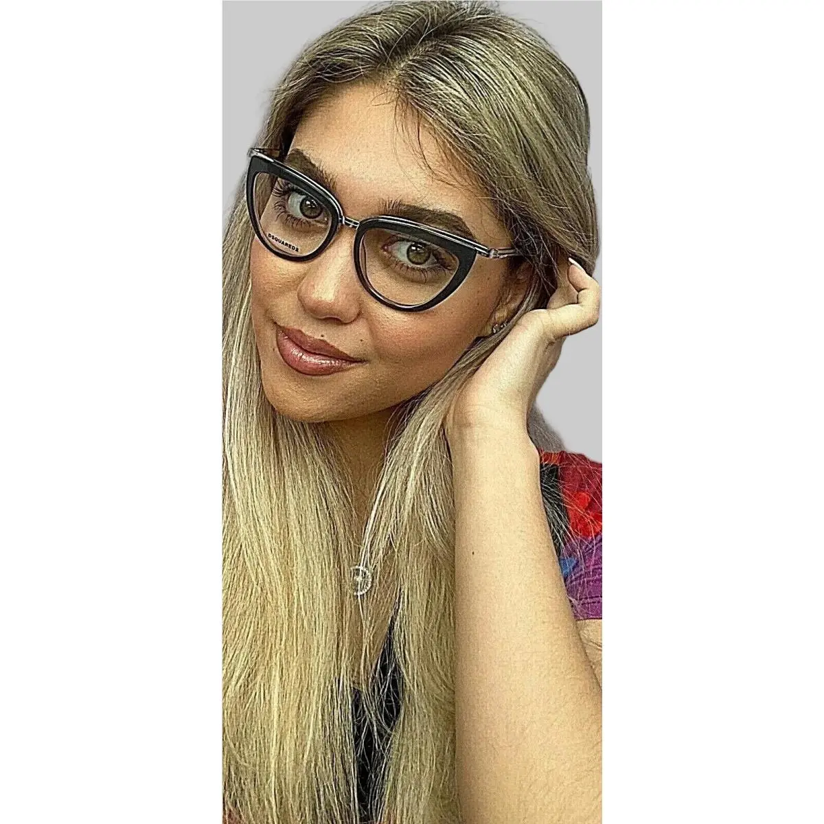 DSQUARED2 DQ 523820 50mm Gray Cat Eye Women`s Eyeglasses Frame by DSquared2