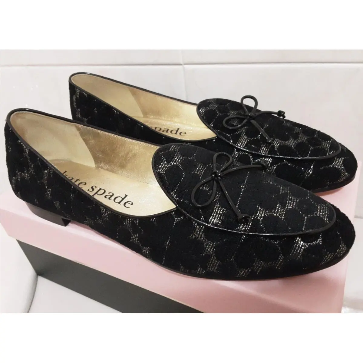 Kate Spade shoes - Flowers - Flowers - Black 4