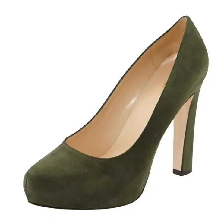 Kate Spade Loden Green Nessie Suede Pump US 8.5