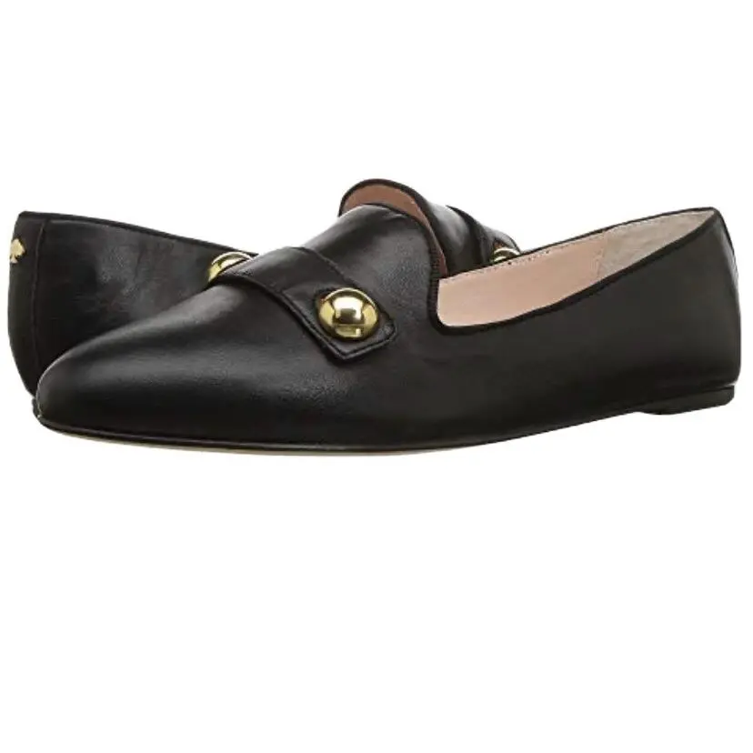 Kate Spade Black Nappa Suttwn Suze 6.5