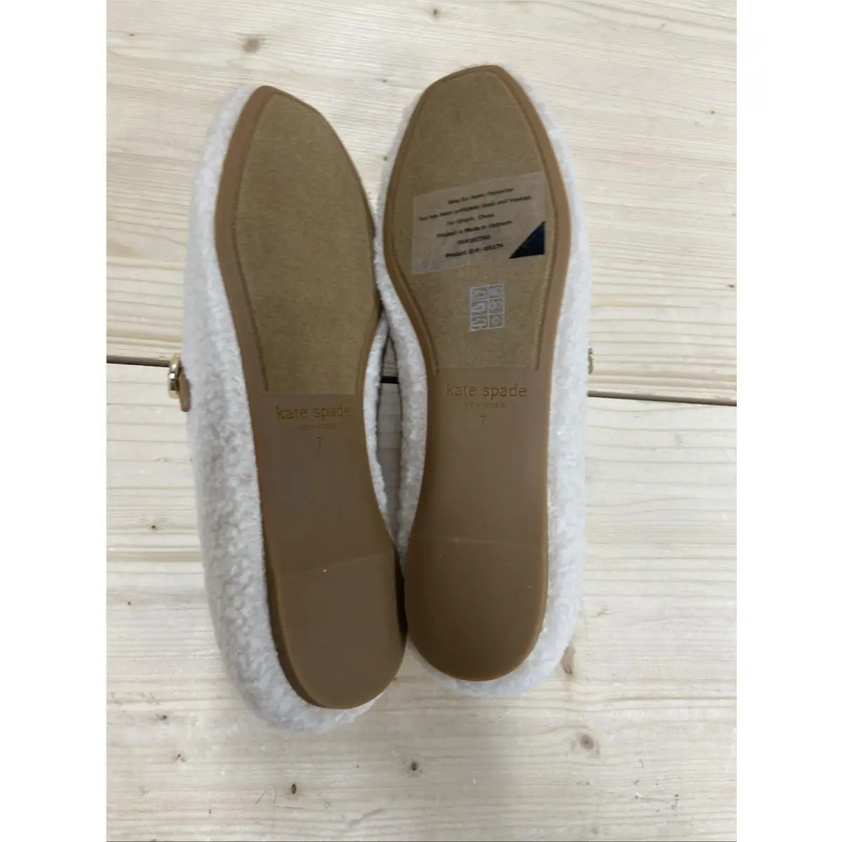 Kate Spade shoes - Halo Mary Jane Flat - Halo Mary Jane Flat - KN174 - Cream / Beige (UPC: 0196021692895) 4