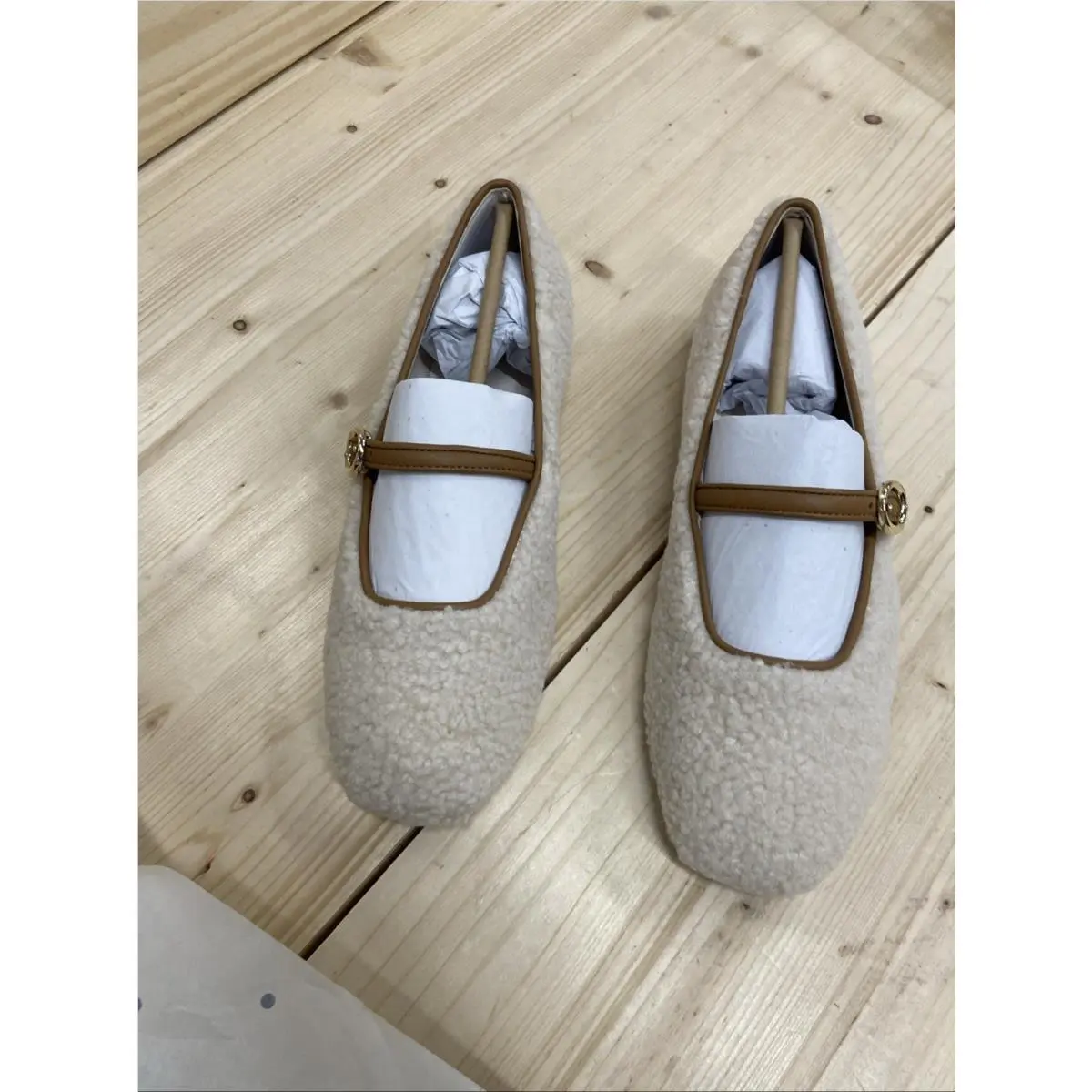 Kate Spade shoes - Halo Mary Jane Flat - Halo Mary Jane Flat - KN174 - Cream / Beige (UPC: 0196021692895) 1