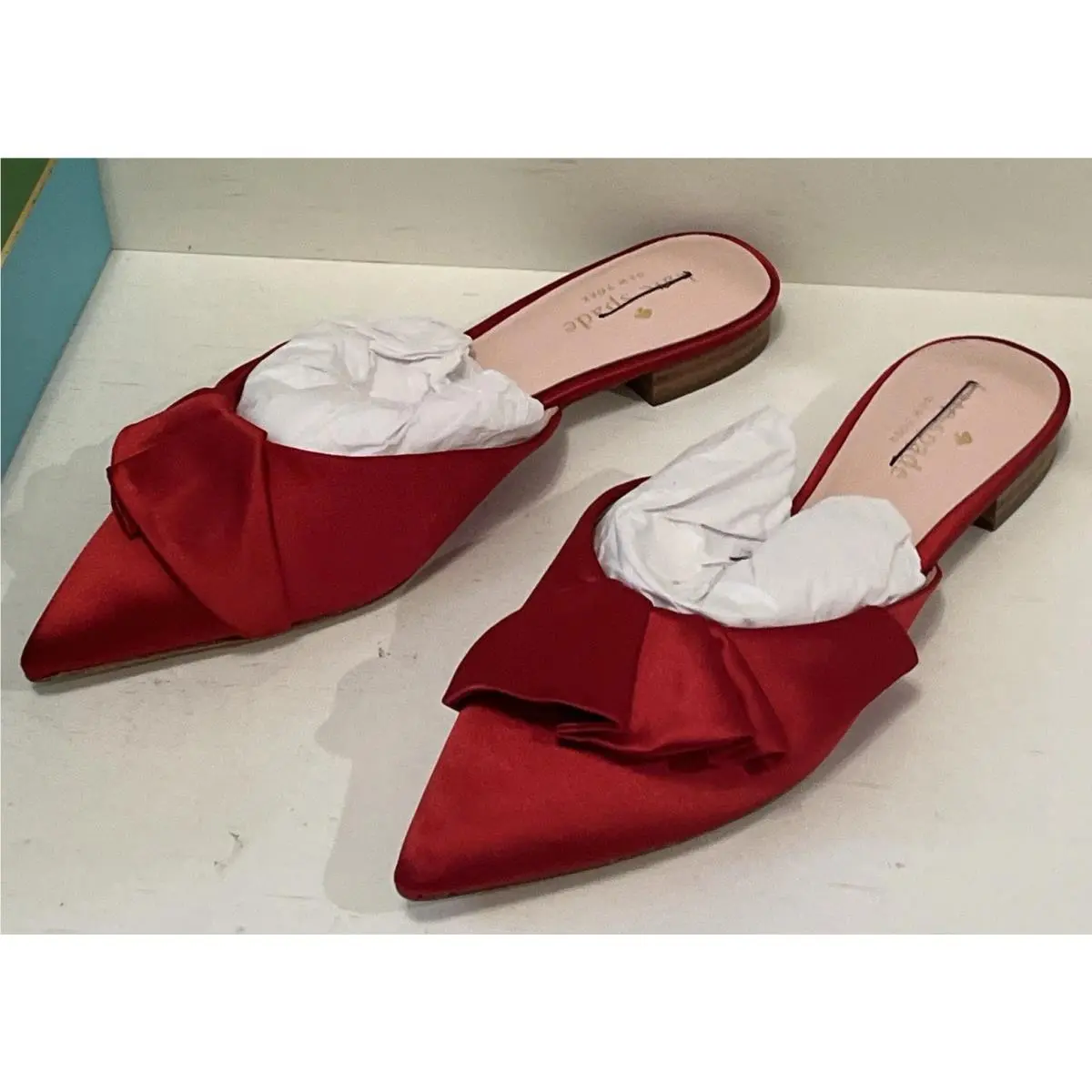 Kate Spade shoes - Kate Spade New York Faryn - Red Satin (UPC: 640819470962) 10