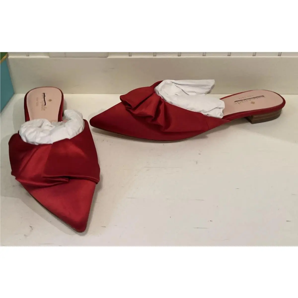Kate Spade shoes - Kate Spade New York Faryn - Red Satin (UPC: 640819470962) 4