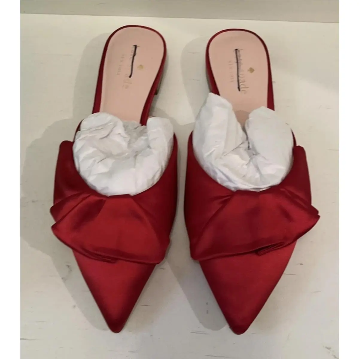 Kate Spade shoes - Kate Spade New York Faryn - Red Satin (UPC: 640819470962) 7