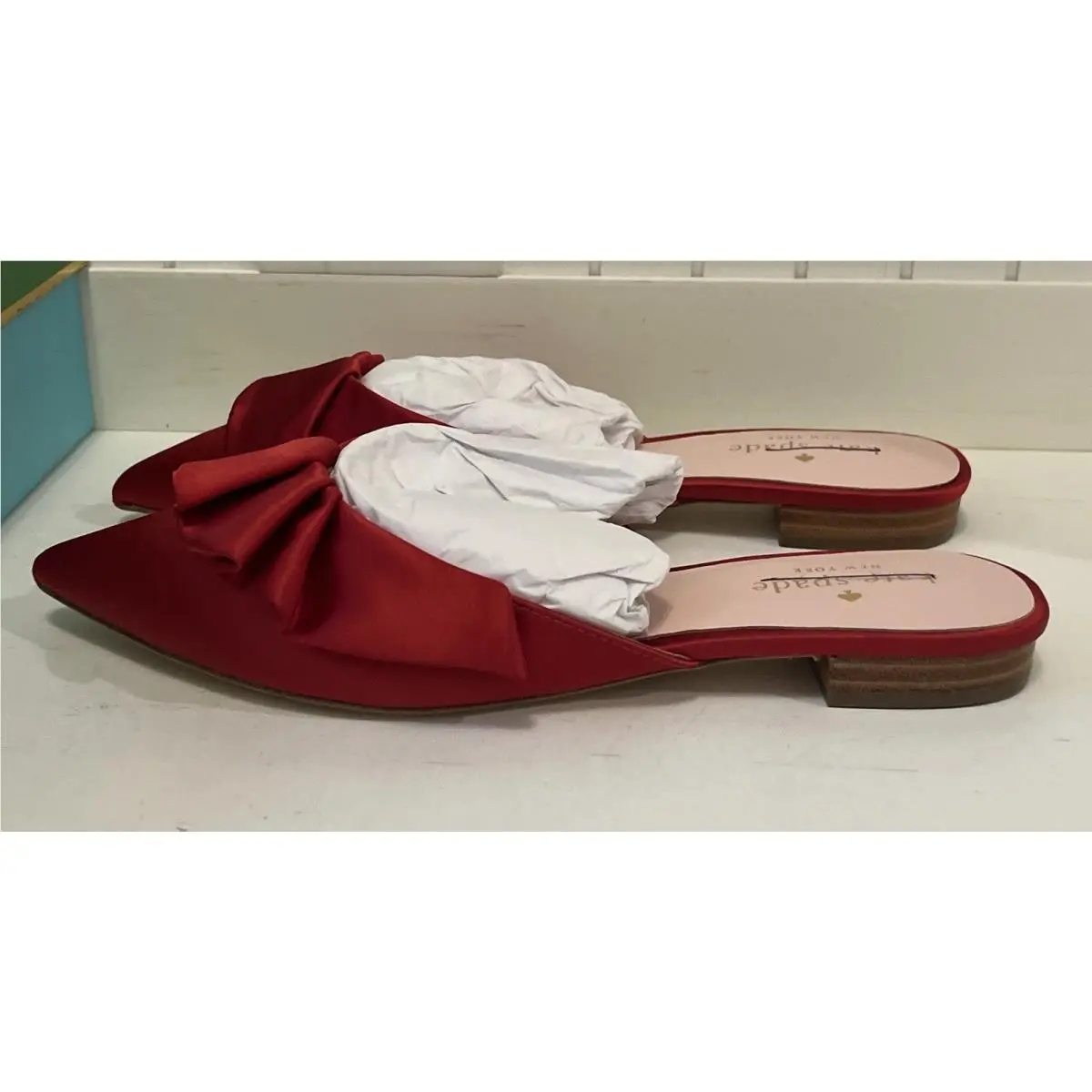 Kate Spade shoes - Kate Spade New York Faryn - Red Satin (UPC: 640819470962) 11