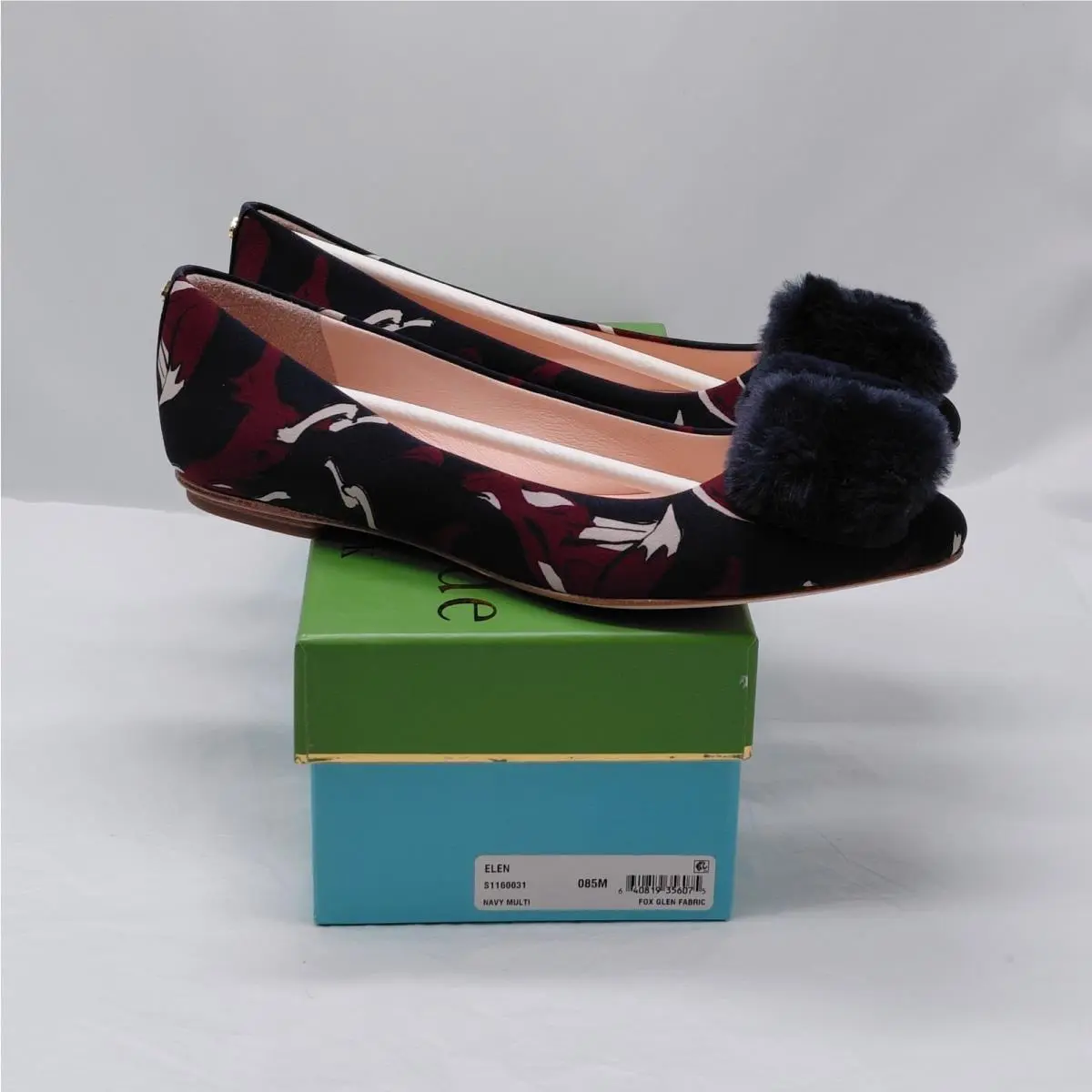 Kate Spade Womens Flats Size 8.5 Navy Quiet Luxury Whimsigoth Dark Romantic Shoe