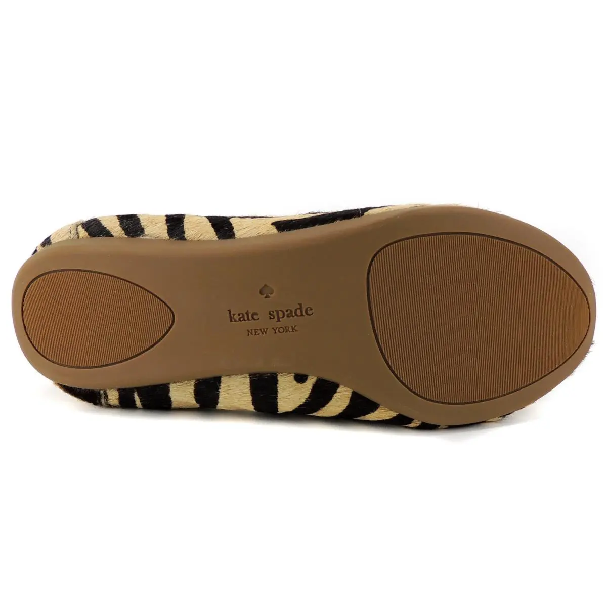 Kate Spade shoes - FONTANE Zebra Haircalf Nappa Bow 7M - Orange (UPC: 765207817164) 4