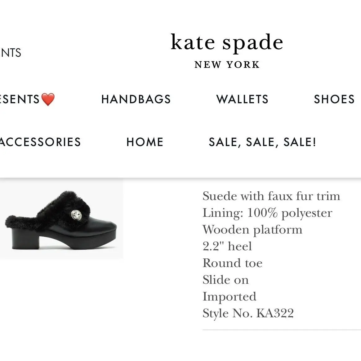 Kate Spade shoes - Black 4
