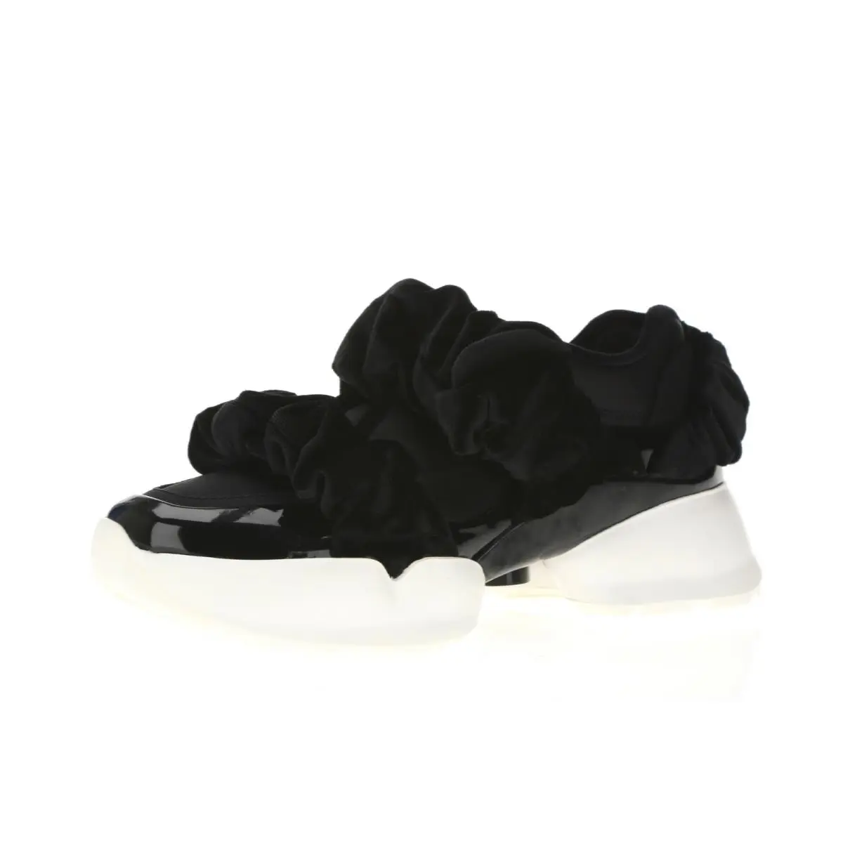 Kate Spade New York 245114 Womens Scrunchie Sneakers Black Size 10 Medium