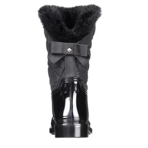 Kate Spade Womens Reid Quilted Fur Winter Boots Size 6M