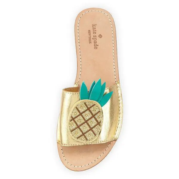 Kate Spade shoes - KATE SPADE Ibis Pineapple - Ibis Pineapple - Gold 0