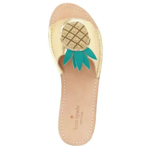 Kate Spade shoes - KATE SPADE Ibis Pineapple - Ibis Pineapple - Gold 1