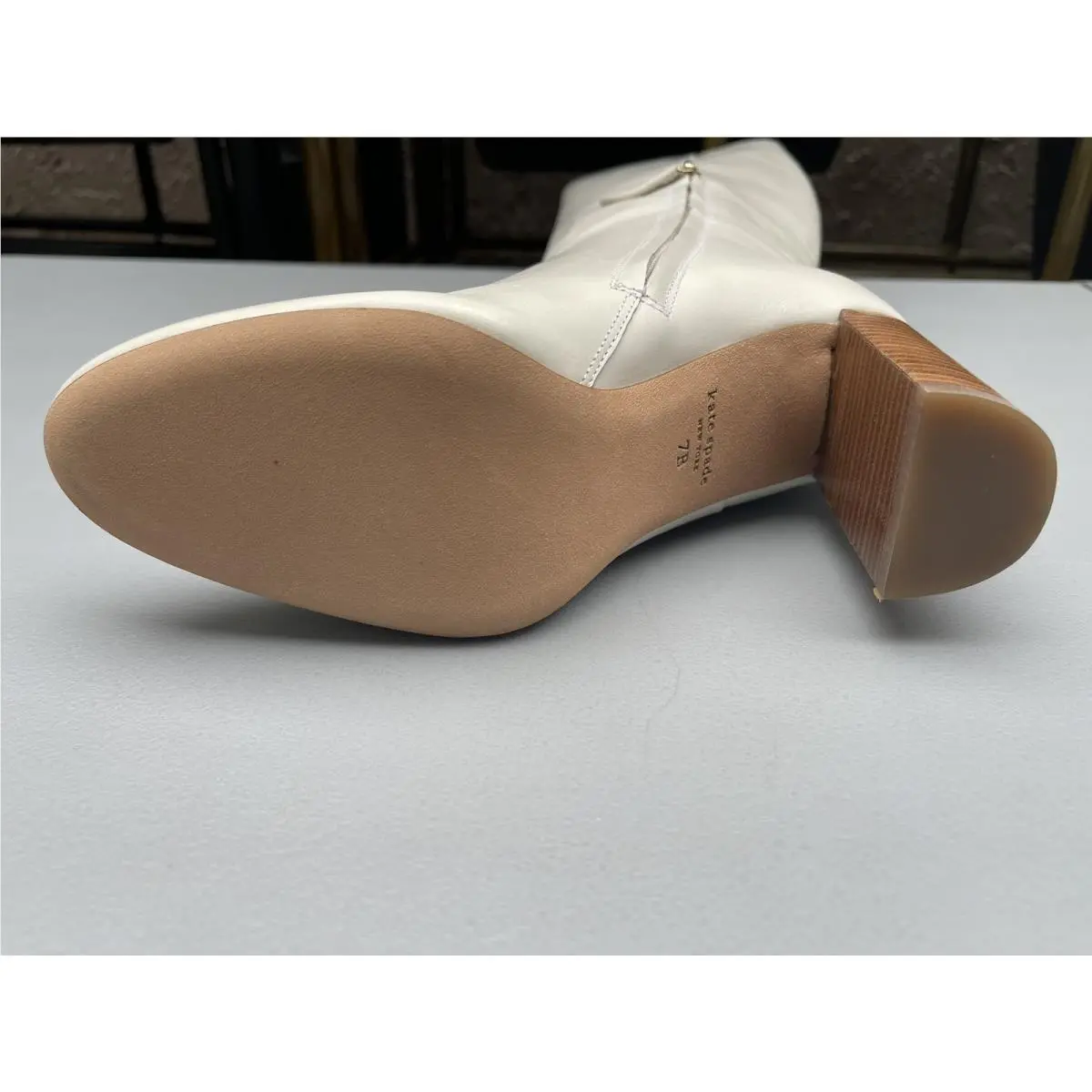 Kate Spade shoes - Colby Tall Heeled Boot - Colby Tall Heeled Boot - KJ151 - Bone (UPC: 196021532689) 6