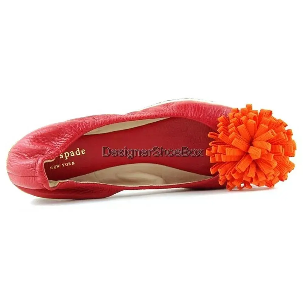 Kate Spade shoes - Red/Orange, Main: Coral (UPC: 640819063652) 2