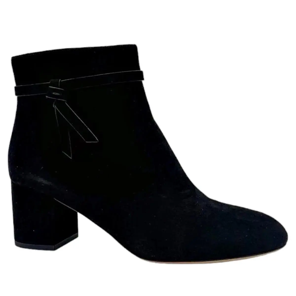 Kate Spade York Women`s Knott Zip Boots Suede Black 10B
