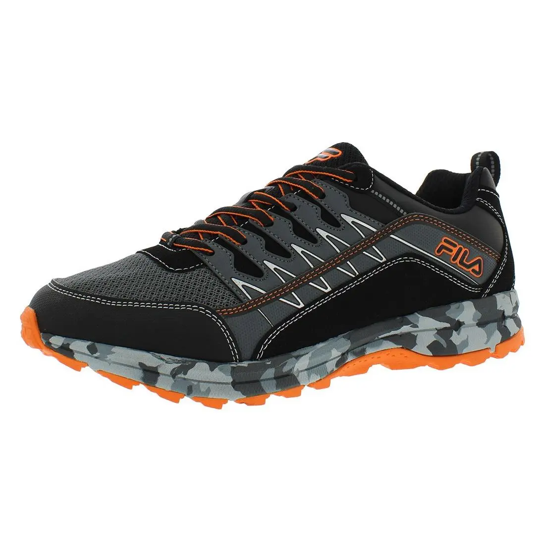 Fila shoes - Black/Orange, Main: Black 5