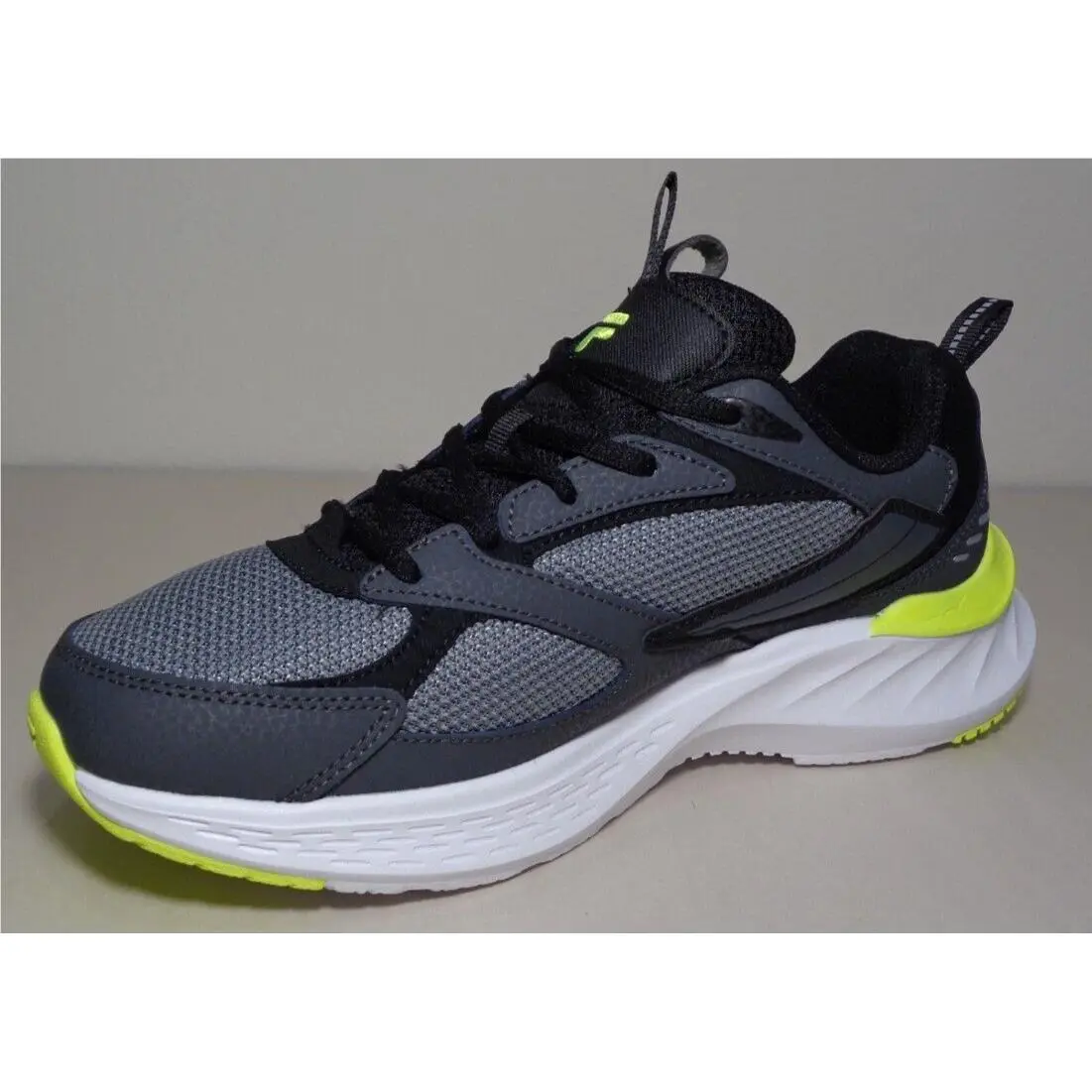 Fila shoes - EVERSE - EVERSE - Monument Grey / Black / Safety Yellow (UPC: 196447239865) 5