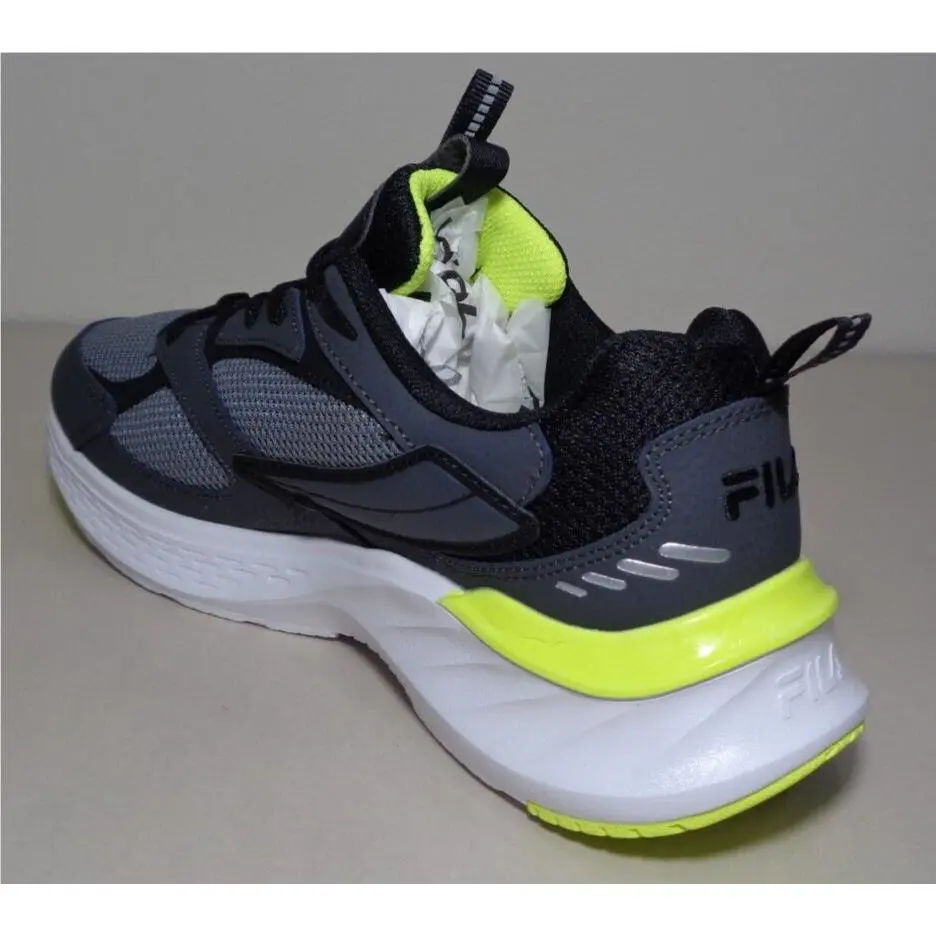 Fila shoes - EVERSE - EVERSE - Monument Grey / Black / Safety Yellow (UPC: 196447239766) 7