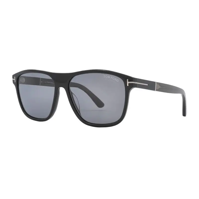 FT1081-N Sunglasses Sun Glasses 01D 58mm Men Shiny Black by Tom Ford