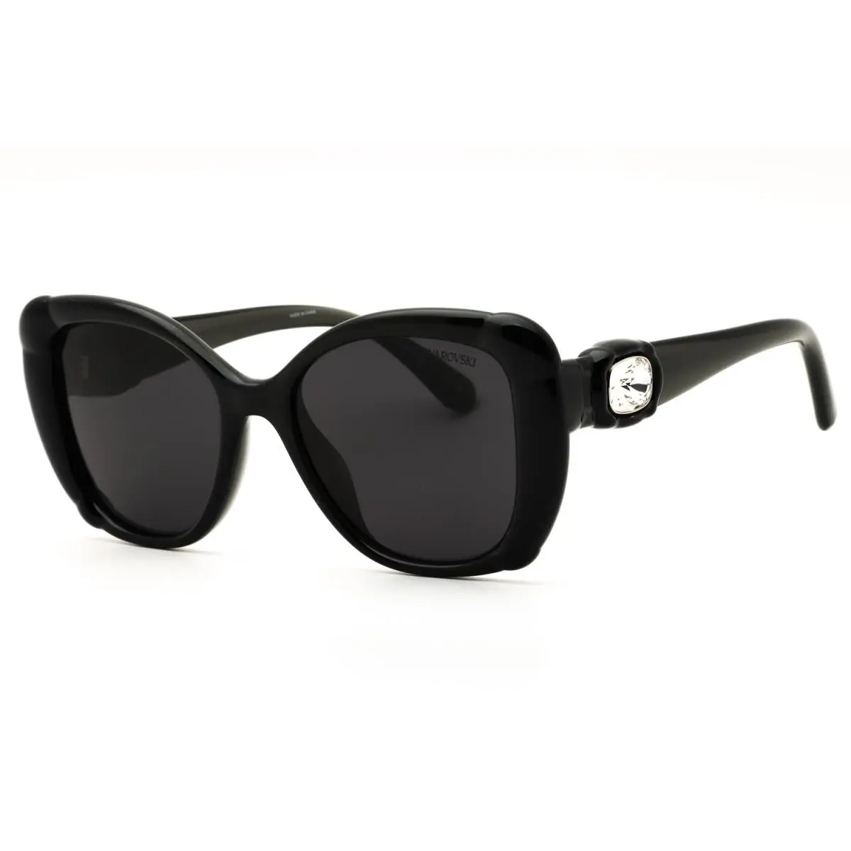 SK6051U 108787 Sunglasses Dark Grey Frame Dark Grey Lenses 53mm by Swarovski