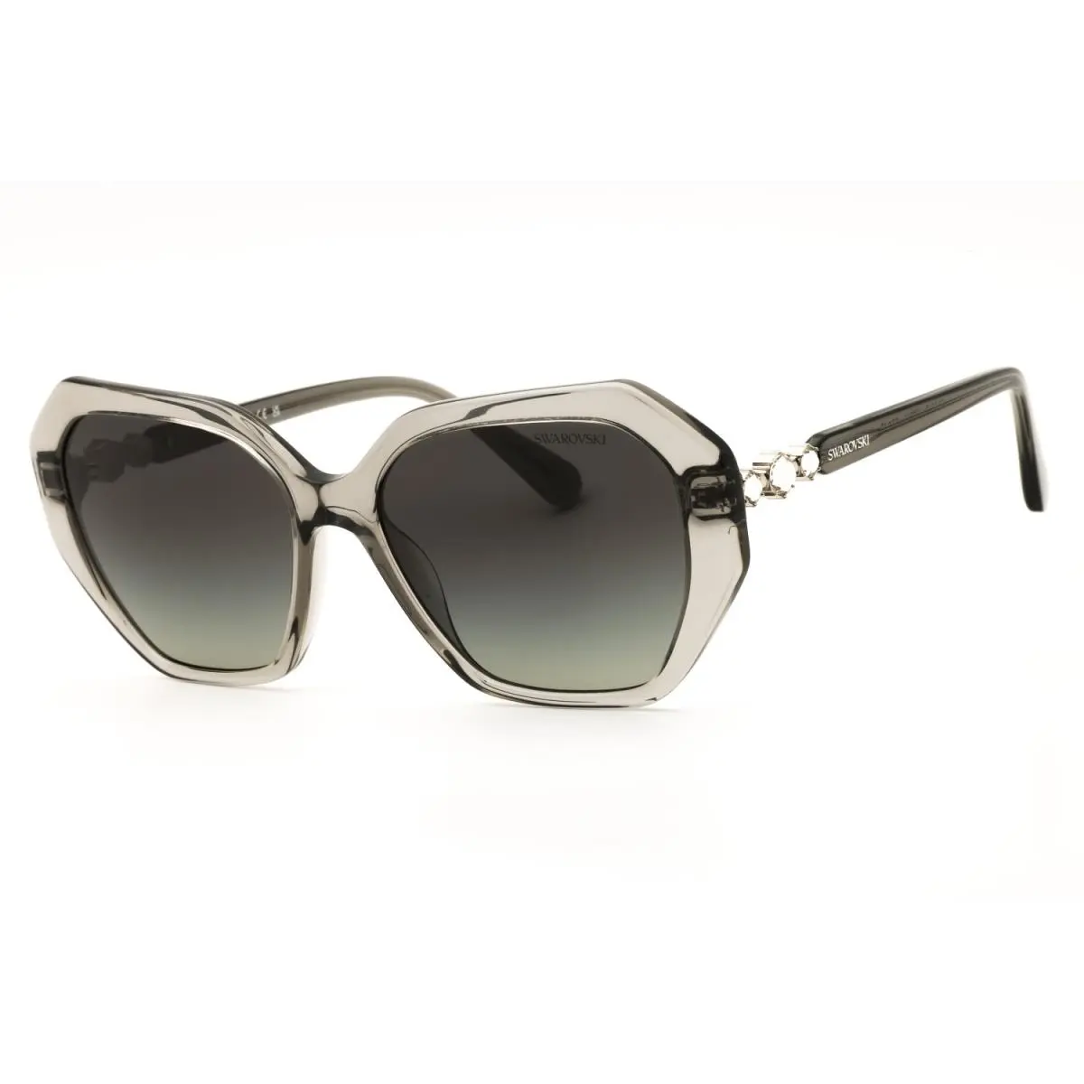 SK6017 106211 Sunglasses Gray Frame Grey Lenses 56mm by Swarovski