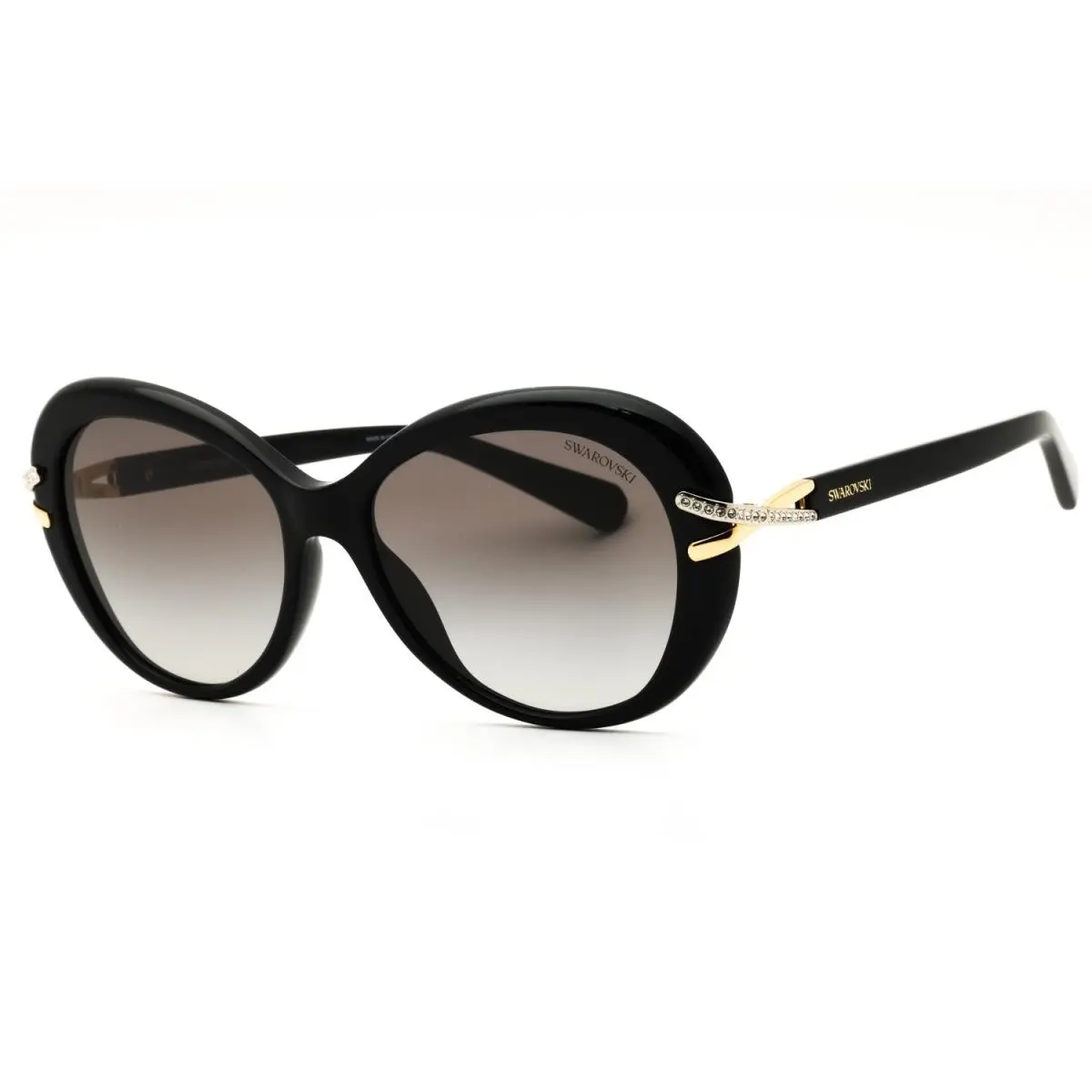 SK6026-1001-56 Sunglasses Frame Size 56mm 140mm 16mm Black Women by Swarovski