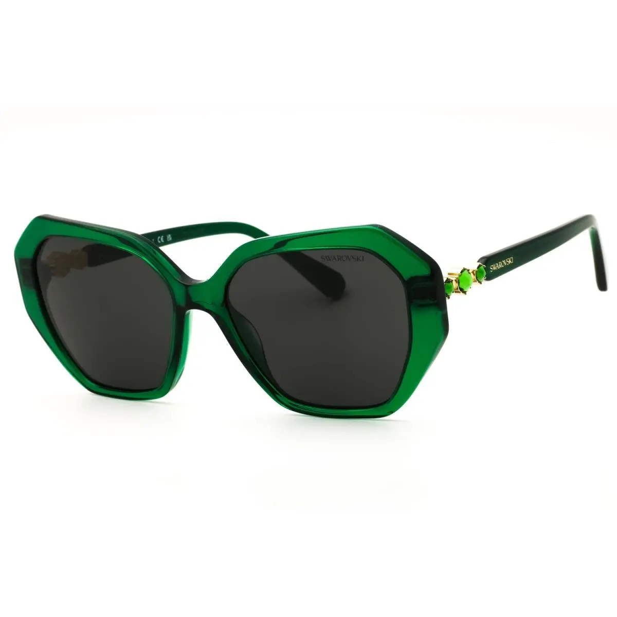 SK6017-1045-56 Sunglasses Frame Size 56mm 140mm 17mm Green Women by Swarovski