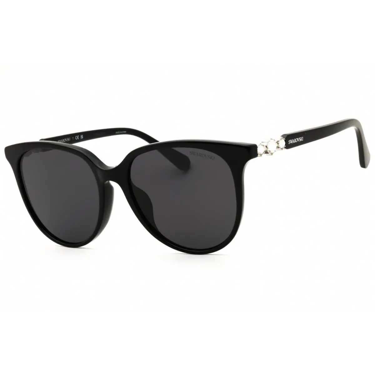 SK6023-1001-56 Sunglasses Frame Size 56mm 145mm 17mm Black Women by Swarovski