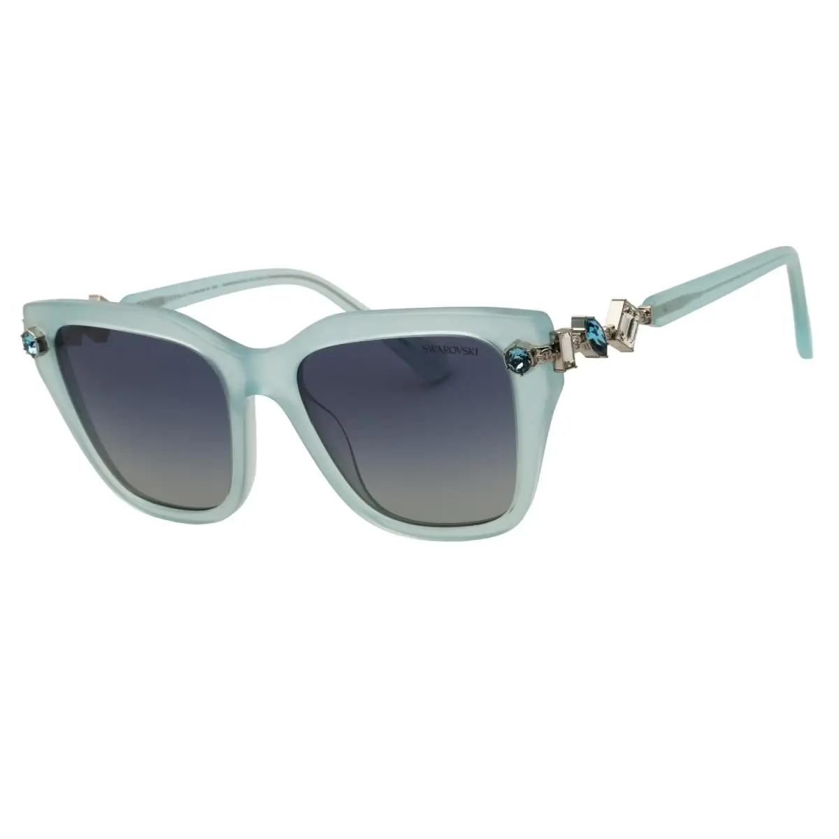 SK6041-1024-53 Sunglasses Frame Size 53mm 140mm 19mm Blue Women by Swarovski