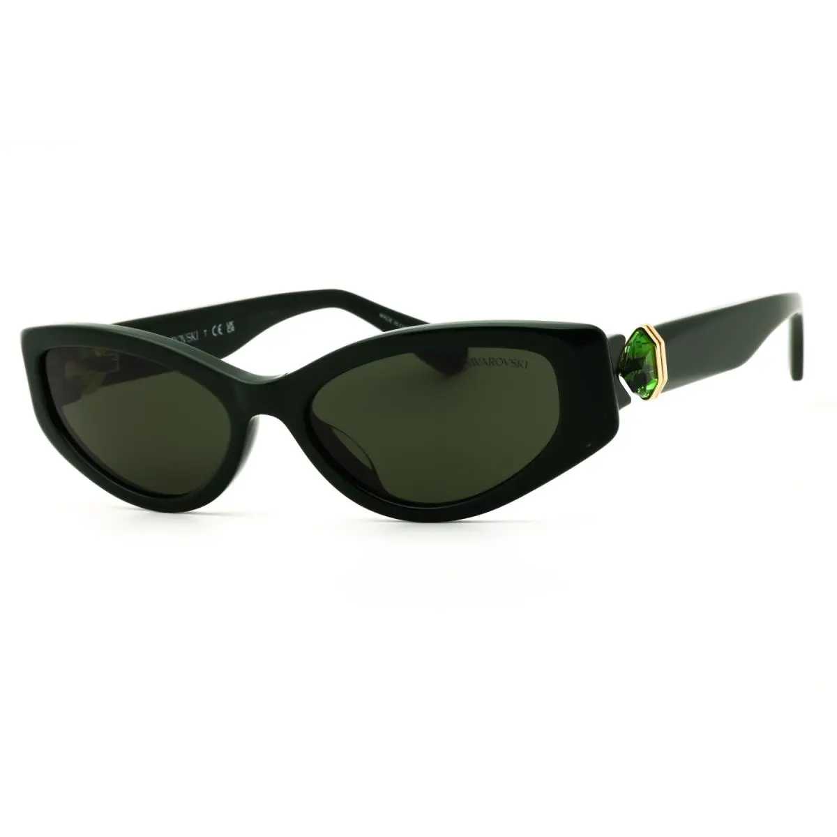 SK6045-1026-55 Sunglasses Frame Size 55mm 130mm 17mm Green Women by Swarovski