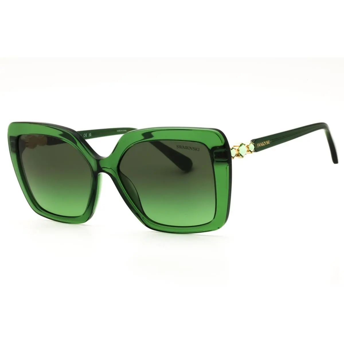 SK6049-1081-57 Sunglasses Frame Size 57mm 145mm 16mm Green Women by Swarovski