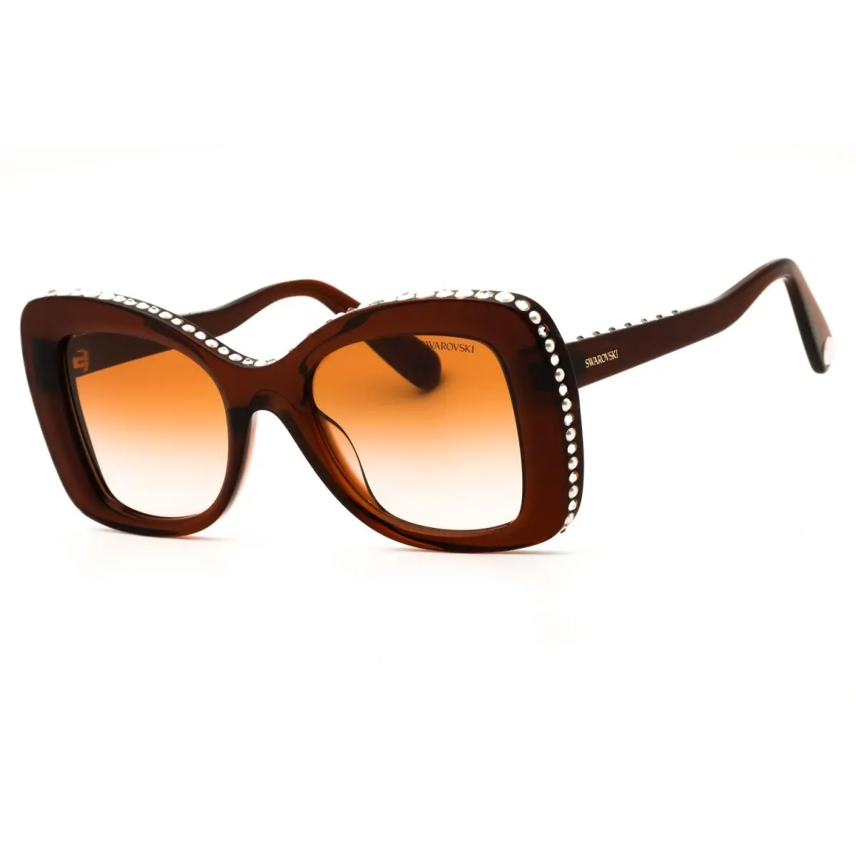 SK6062-1095-51 Sunglasses Frame Size 51mm 145mm 21mm Brown Women by Swarovski