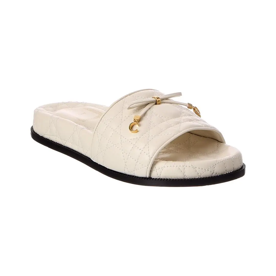 Dior Cannage Quilted Leather Sandal Women`s