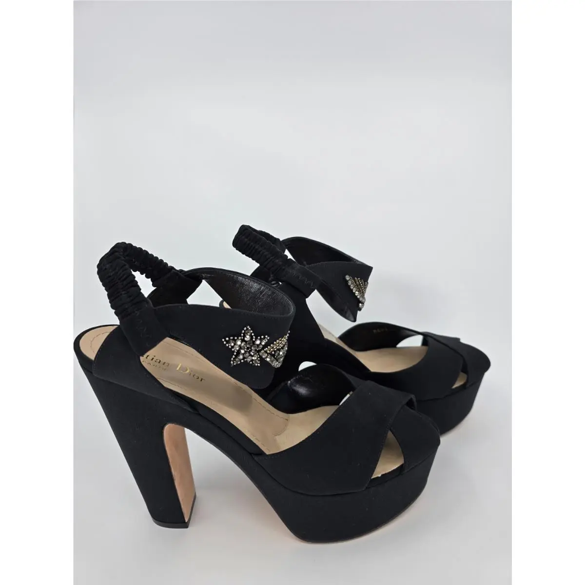 Dior shoes - S25 EMBROIDERED MUSE - EMBROIDERED MUSE - Black 4