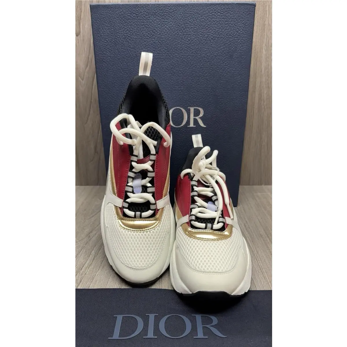 Dior shoes - Dior B22 - Burgundy/ White (UPC: 3616259121037) 0