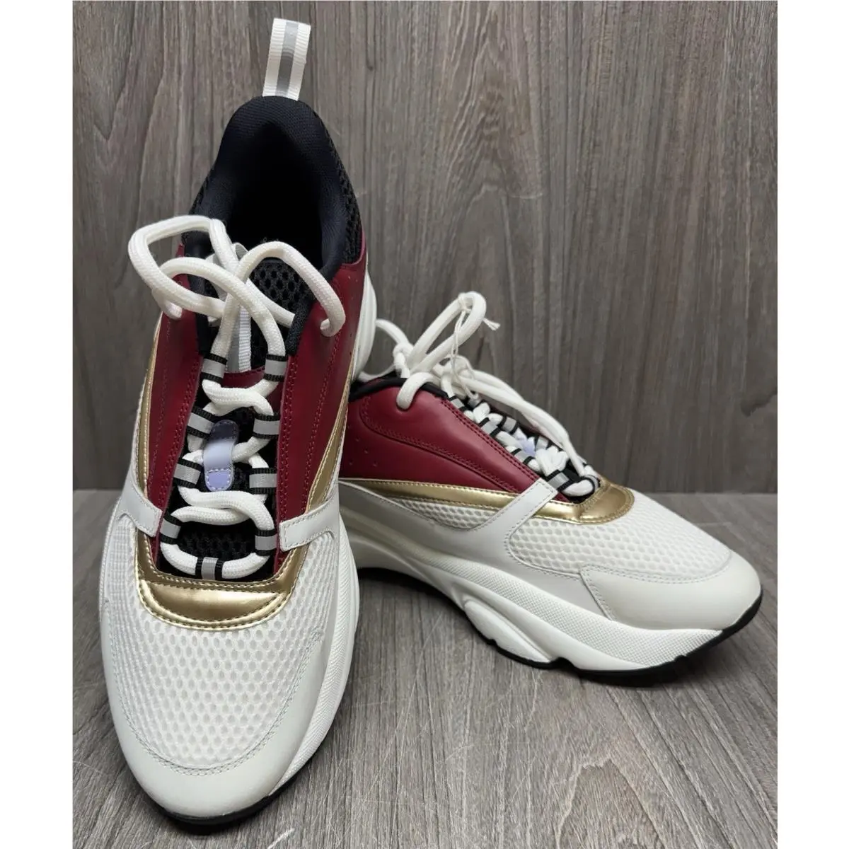 Dior shoes - Dior B22 - Burgundy/ White (UPC: 3616259121037) 1