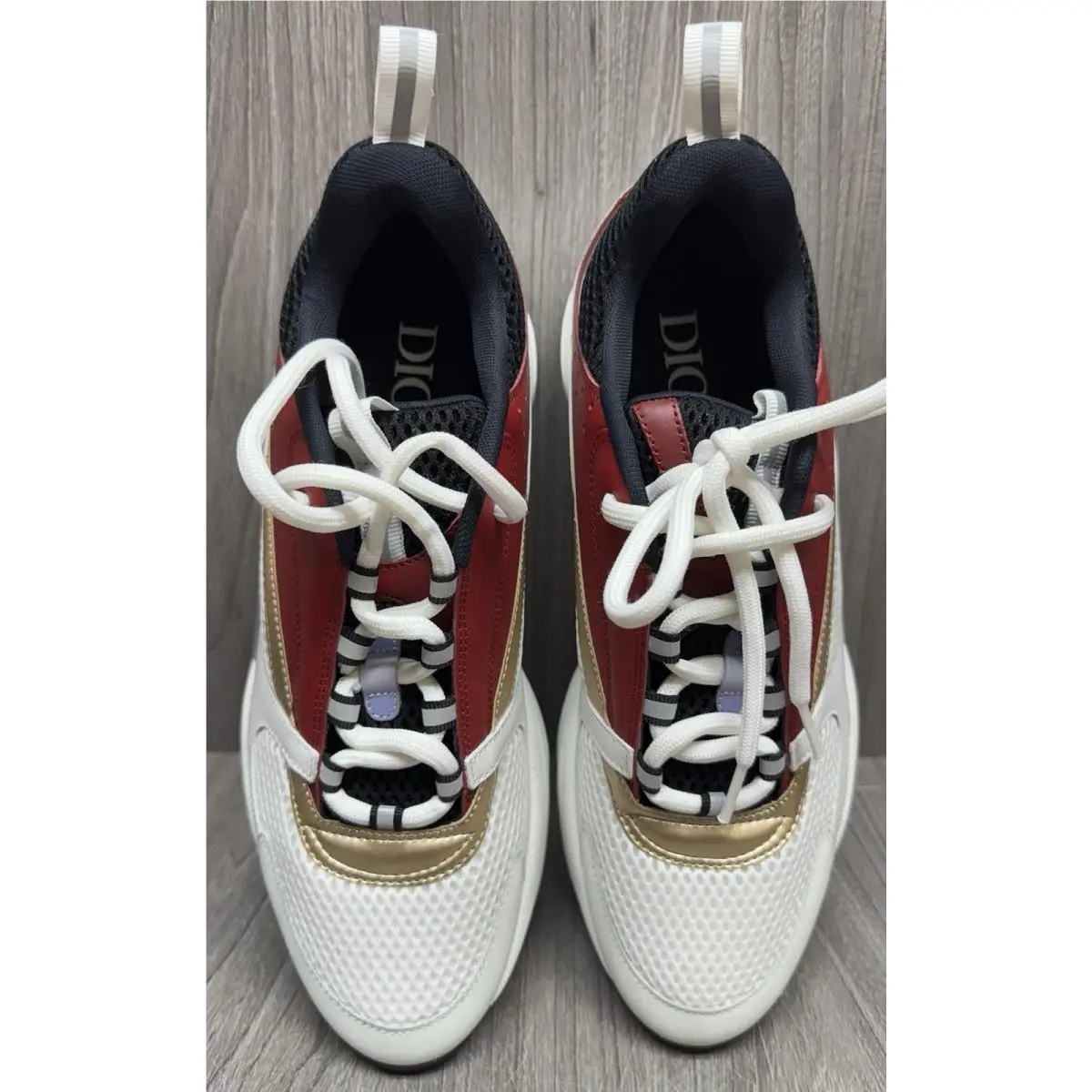 Dior shoes - Dior B22 - Burgundy/ White (UPC: 3616259121037) 4